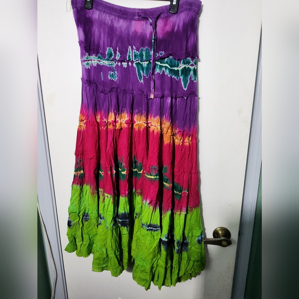 Tie dye skirt